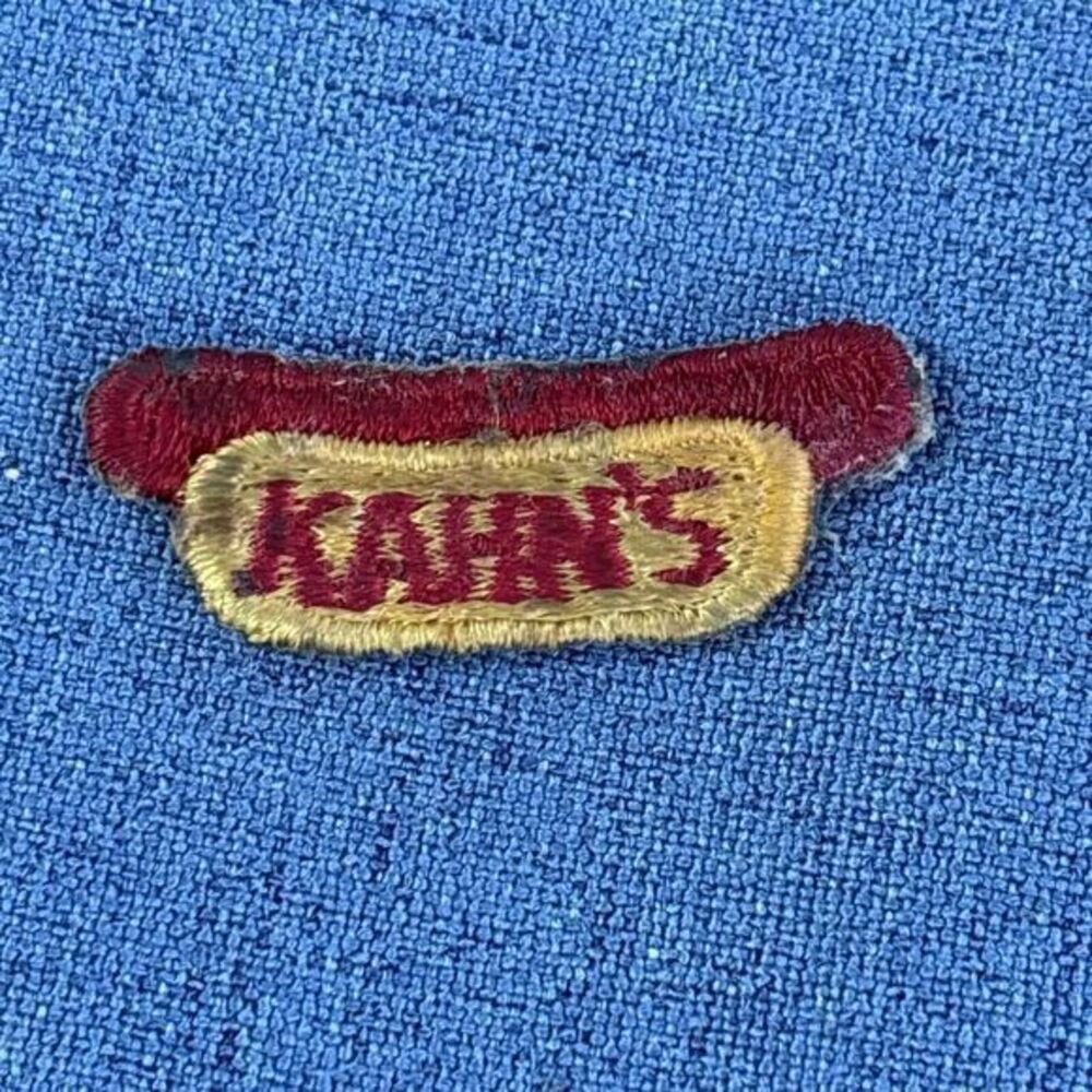 Kahn's Hotdog Patch 80's Never Used